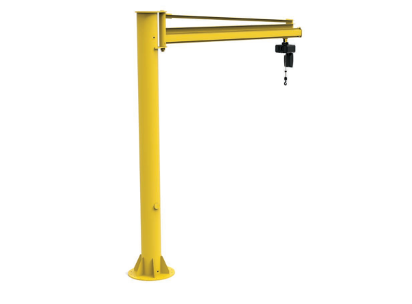 Lightweight flexible beam column cantilever crane