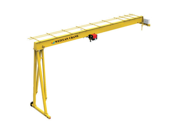 BMHN type  electric hoist semi gantry crane