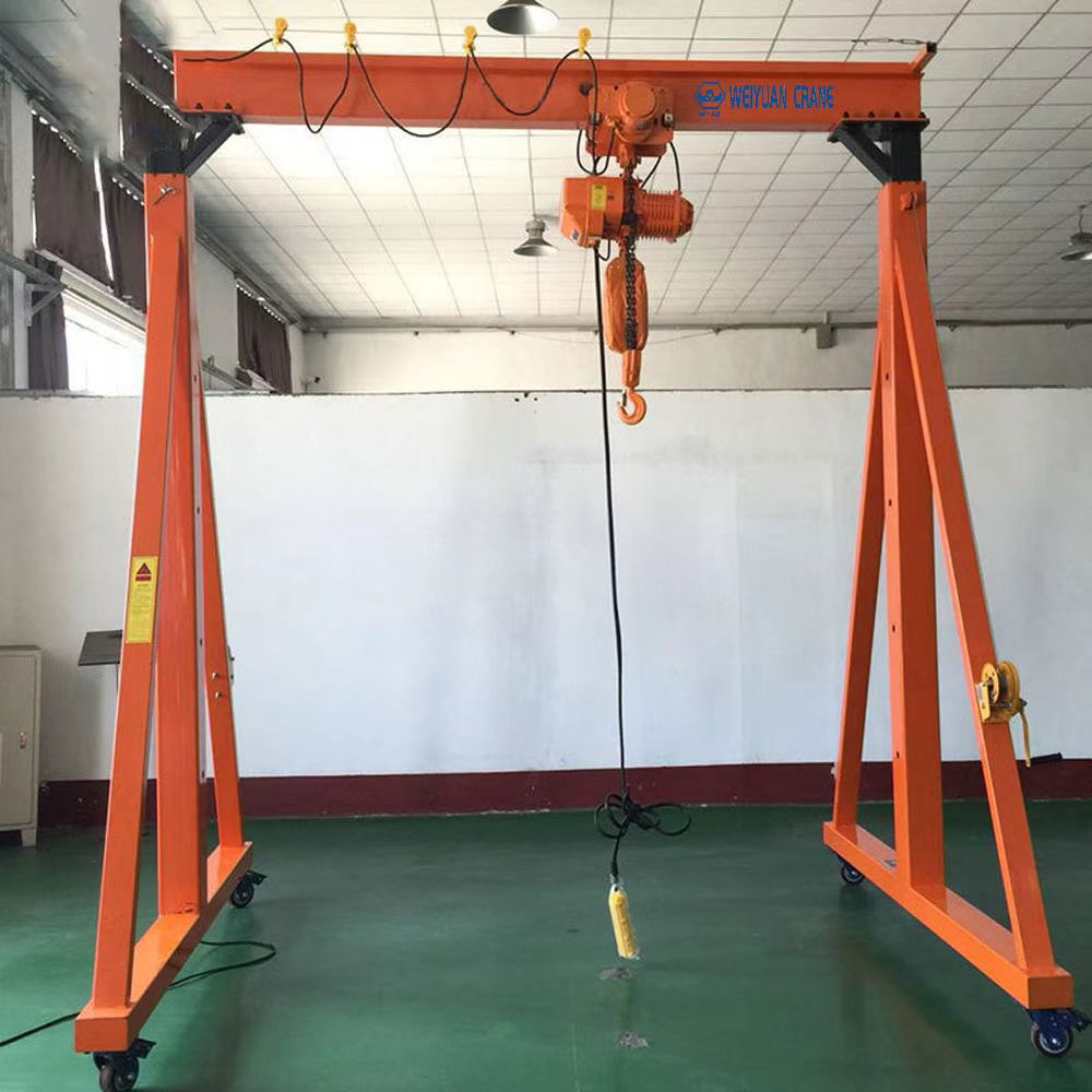 Motorized Travelling Portable Gantry Crane