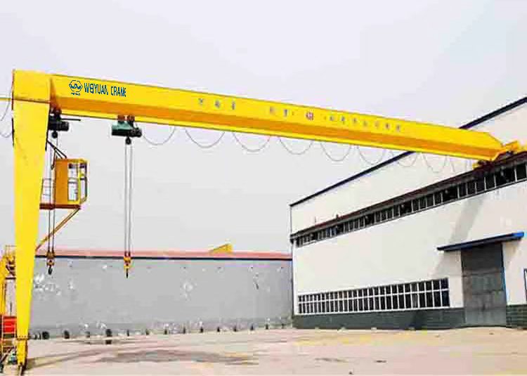 High-Quality BMH Type 5 Ton Single Girder Semi Gantry Crane