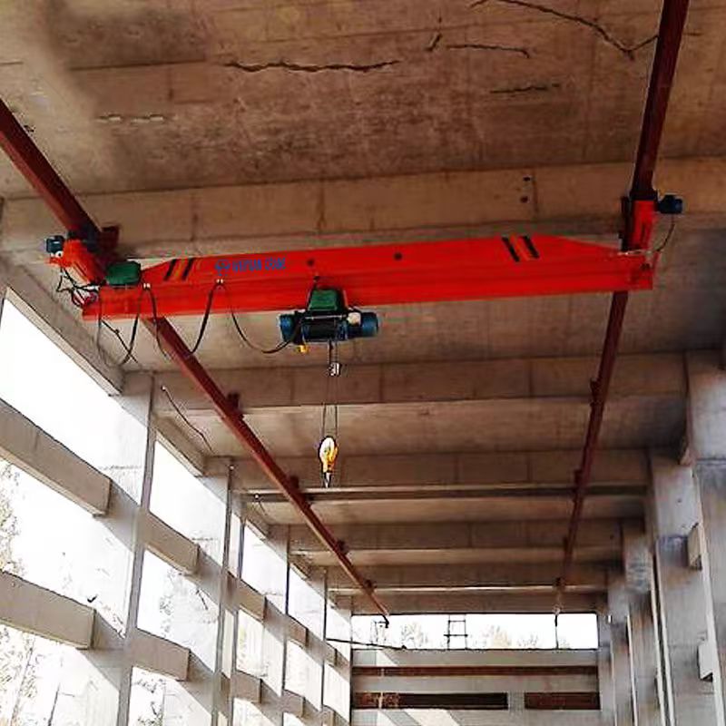 Electric Suspension Single Girder Bridge Crane with Wire Rope Hoist