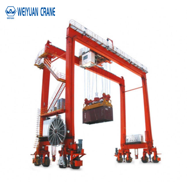 Design and Supply Rubber Tyre Gantry Crane