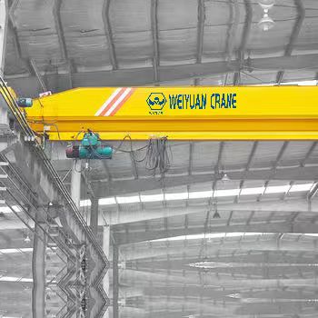 Remote Control Electric Single Girder Bridge Crane with Wire Rope Hoist
