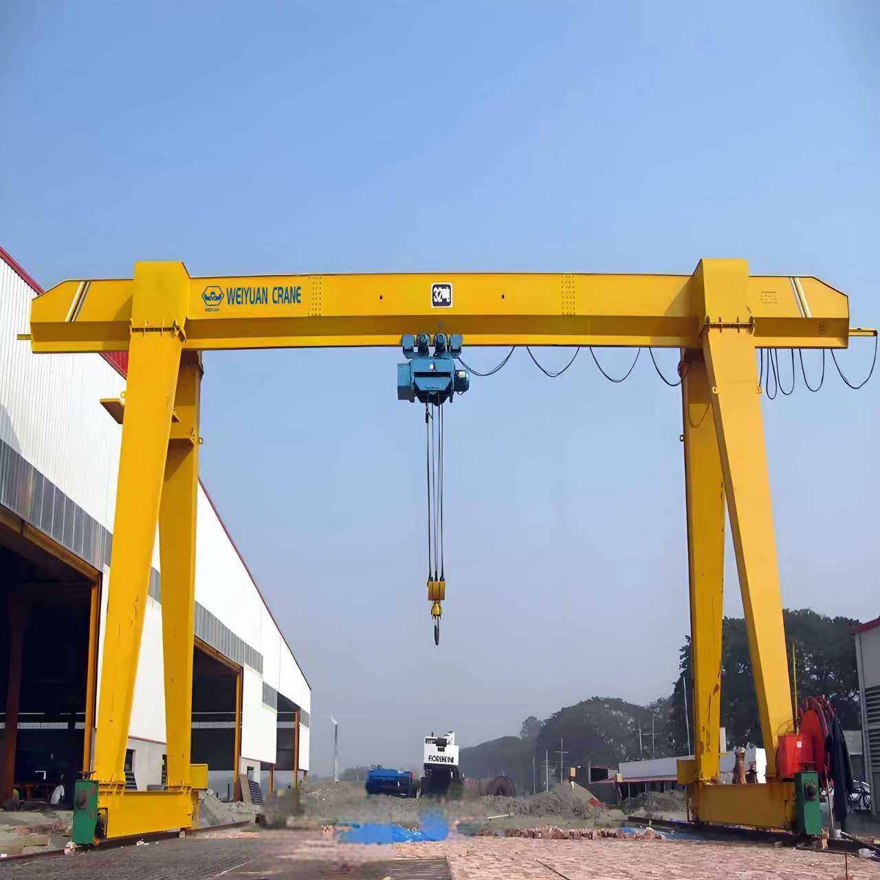 Electric Single Beam Gantry Crane 10 Ton