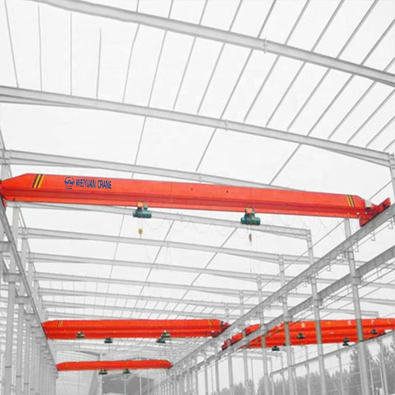 Weiyuan Remote Control Electric Single Girder 16T Overhead Crane