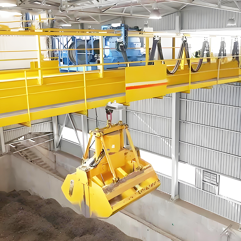 Weiyuan QZ Type Grab Crane for Steel Scrap | 30 Ton, Heavy-Duty, High-Efficiency