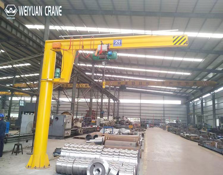 Cantilever Jib Crane  | 360° Rotary, Floor-Mounted, Customizable