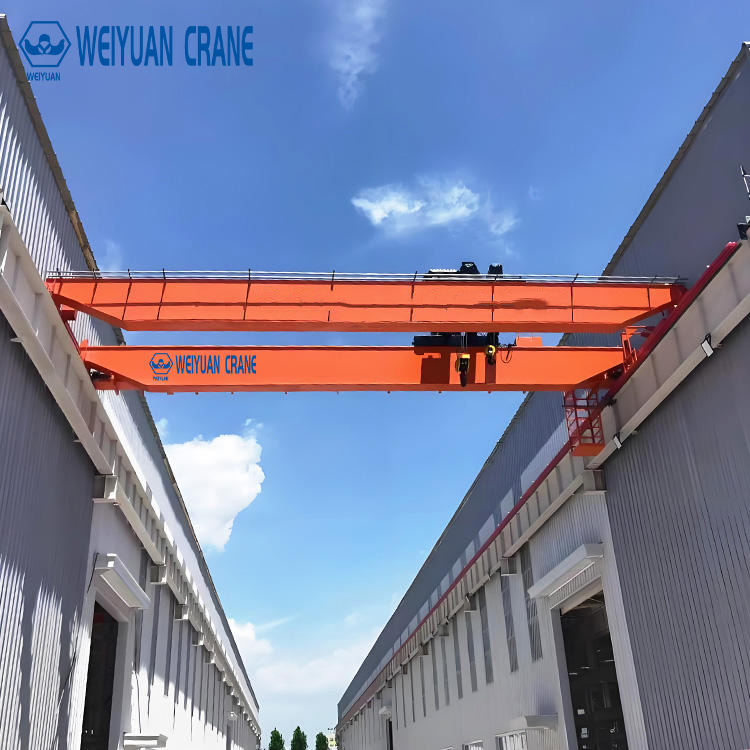 LH Double Beam Overhead Crane 10–50 Ton | Heavy Material Handling, CE-Compliant