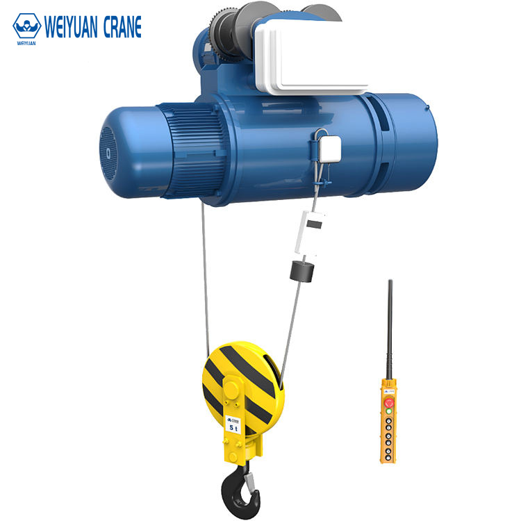Weiyuan 3-Ton Electric Wire Rope Hoist for Concrete Lifting
