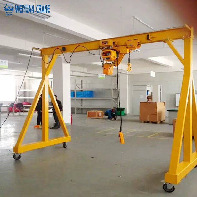 Mobile Portable Gantry Crane 5 Ton | Quick Assembly, Compact, CE-Compliant