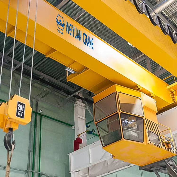 Weiyuan 100 Ton Double Girder Overhead Crane