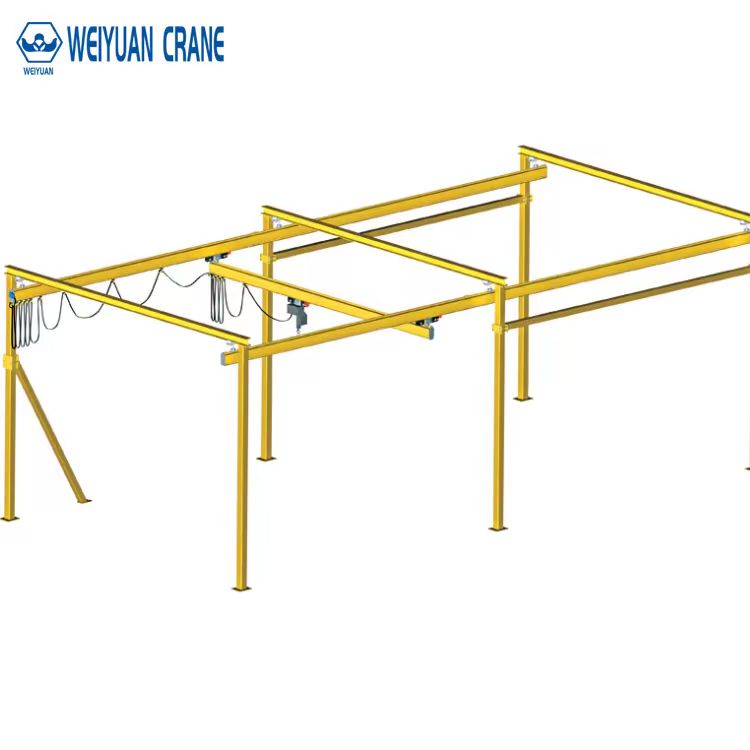 Weiyuan BMH Type Single Girder Semi-Goliath Kbk Crane