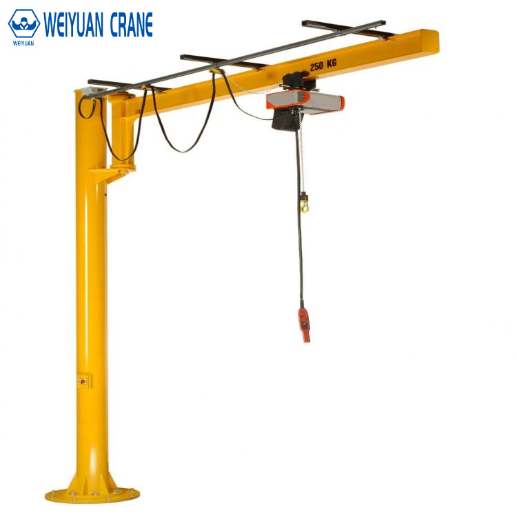 Weiyuan  Floor Pedestal Slewing Jib Crane