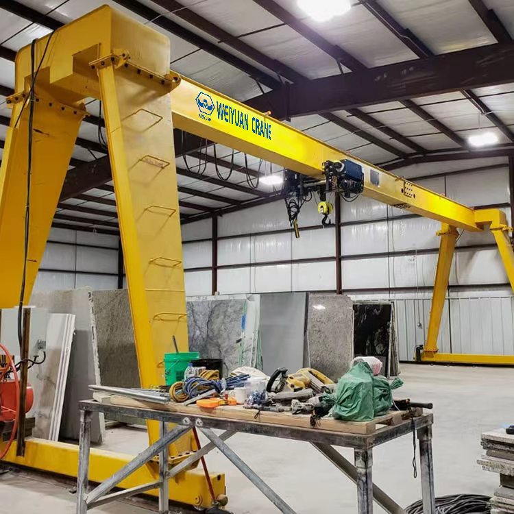 Weiyuan Single Girder Gantry Crane 2–7 Ton (New Condition)
