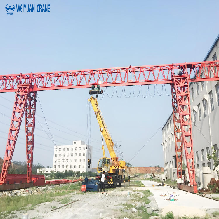 Weiyuan New Style Gantry Crane | 5, 10, 20 Ton | Truss Design, Lightweight, Durable