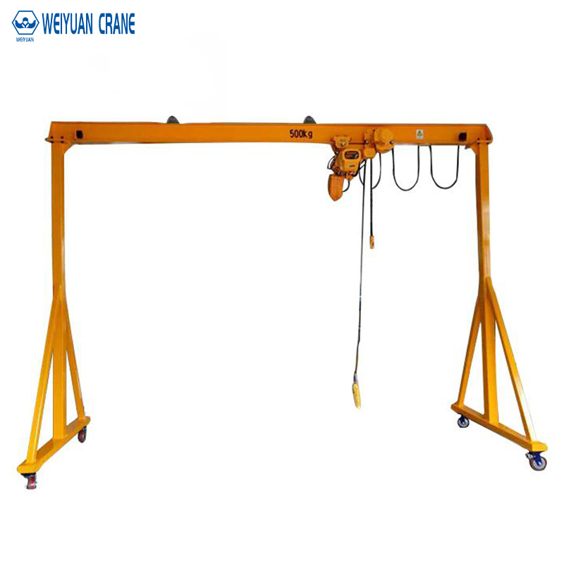 Weiyuan Mobile Single Girder Gantry Crane | 2025 Hot Sale, Portable & Adjustable